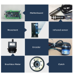 Glass Turnstile Supplier - 24V DC Motor Acrylic