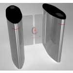 Sliding Turnstile Factory - Tempered Glass Full Height