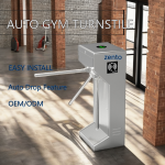 QR Scanner Turnstile Supplier - Vertical Tripod Wiegand RFID