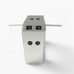 Swing Barrier Manufacturer - Flap Half Height Fingerprint