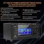 SDR Transceiver Supplier - ZASTONE ZT7500 HF VHF UHF