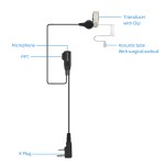 Radio Headset Manufacturer - Acoustic Tube PTT Earpiece