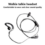 Earhook Headset Factory - Acoustic Mic PTT Two Way