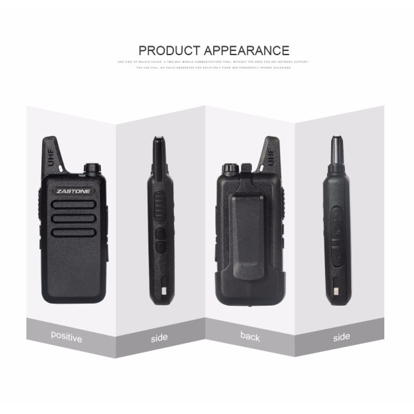 Handheld Radio Supplier - UHF ZASTONE ZT-X6 400-470MHz