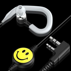 Headset Manufacturer - Smile Face 2 Pin Clear Tube