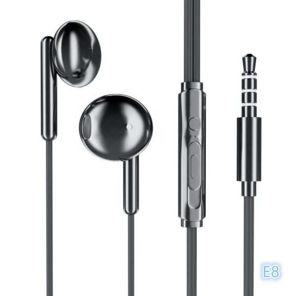 Wired Earphone Manufacturer - Hotriple E8 3.5mm Metal