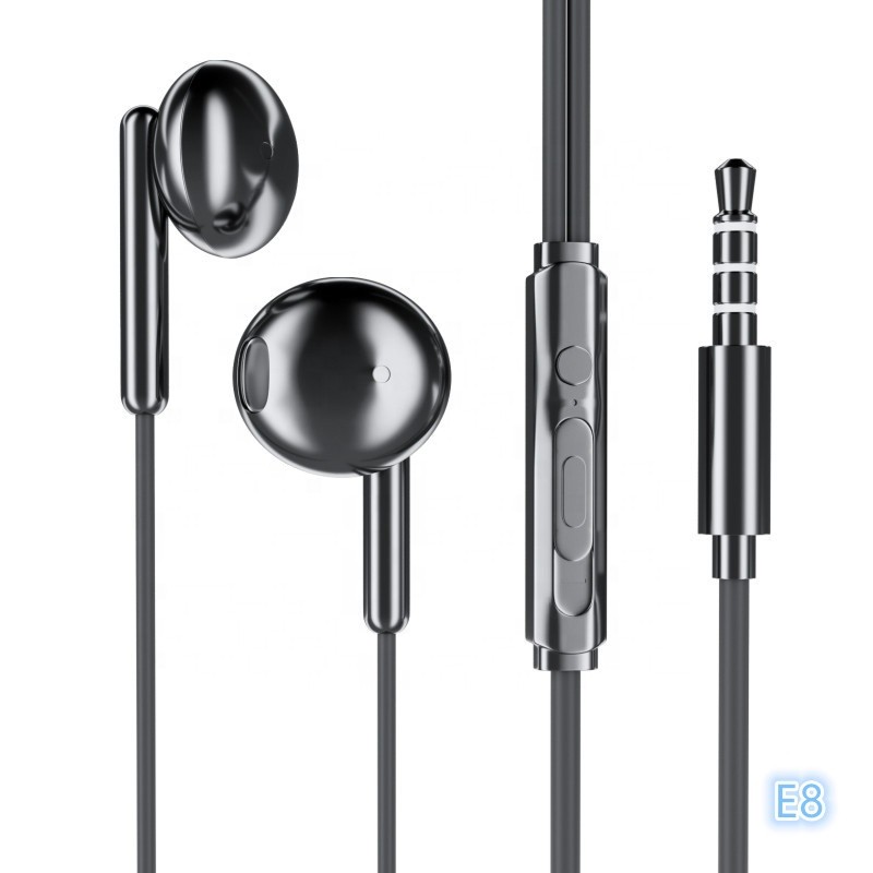 Wired Earphone Manufacturer - Hotriple E8 3.5mm Metal
