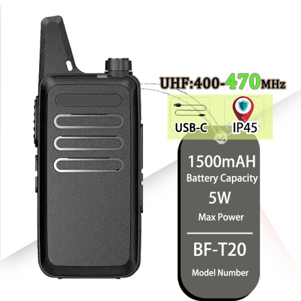 Mini Radio Manufacturer - BF-T20 Portable Outdoor Hiking