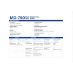 Digital Radio Factory - TYT MD-750 5W DMR Transceiver