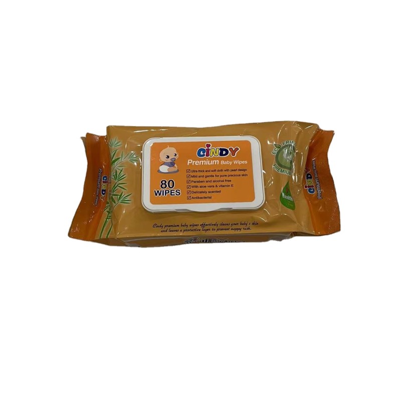 Baby Wet Wipes Supplier - 80 Sheet Eco Friendly Soft Fragrance