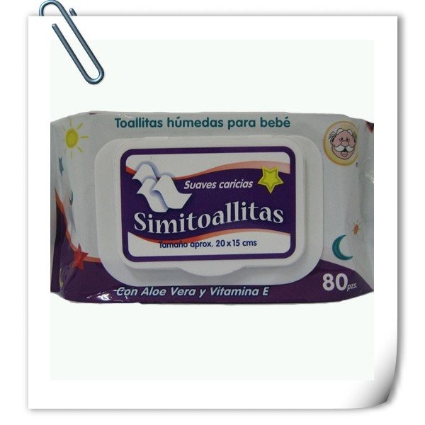 Baby Face Wipes Manufacturer - 80pcs PET Pure Water Soft Scented