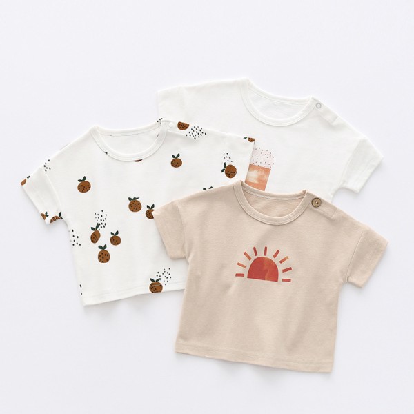Baby Tops Factory - Printed Short-Sleeved T-shirt