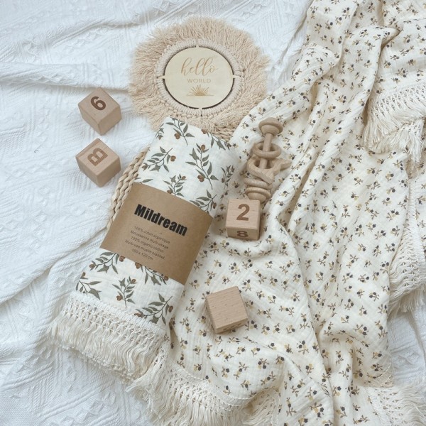 Baby Blanket Manufacturer - Printed Tassel High Quality
