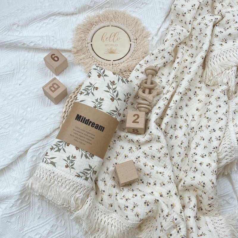 Baby Blanket Manufacturer - Printed Tassel High Quality