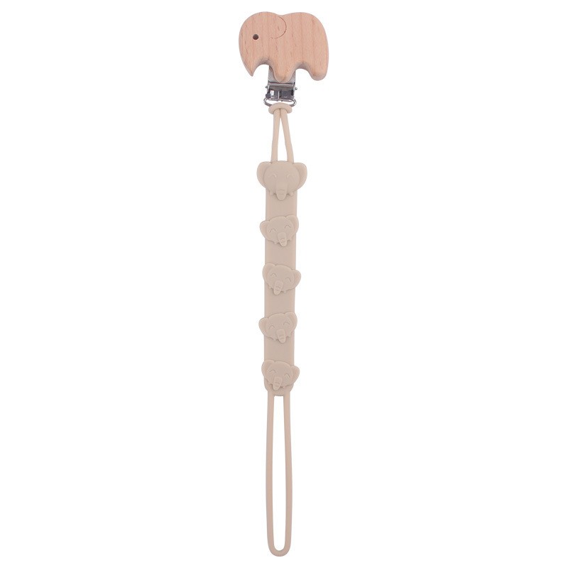 Pacifier Clip Manufacturer - Elephant Design Food Grade