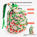 Schoolbag Set Factory - Three-Piece Cartoon Logo