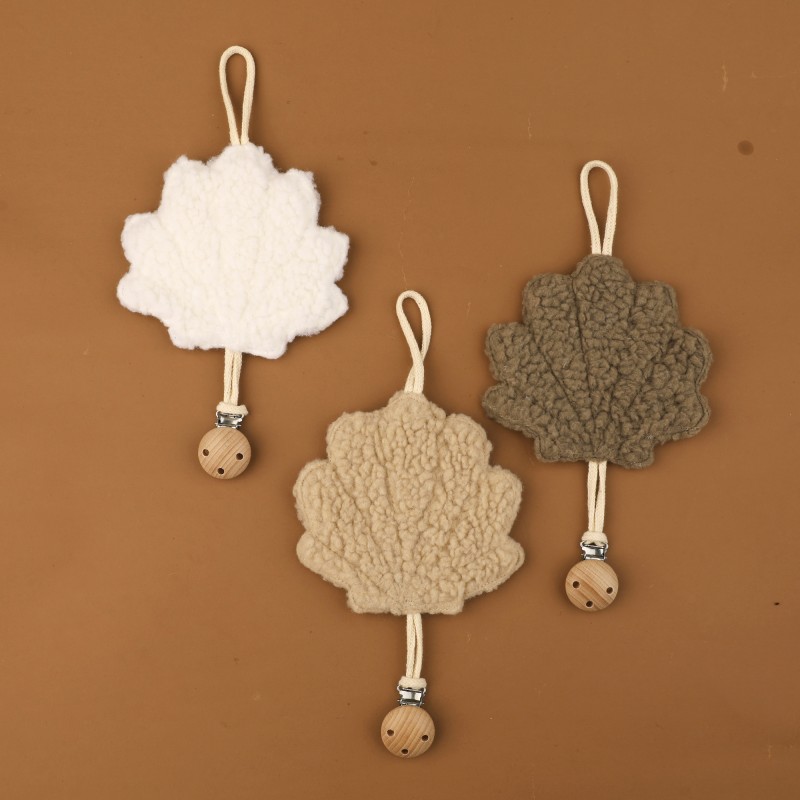 Baby Teether Supplier - Soft Plush Seashell Chain