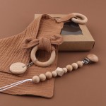 Wooden Teether Supplier - Cotton Baby Teething Ring