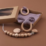 Baby Toy Set Factory - Cotton Towel Wooden Teethers