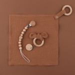 Wooden Teether Supplier - Cotton Baby Teething Ring