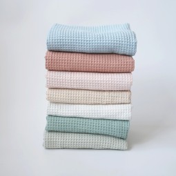 Baby Blanket Supplier - Waffle Cotton Solid