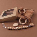 Wooden Teether Supplier - Cotton Baby Teething Ring