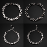 Men's Bracelet Supplier - Wholesale Great Wall Pattern Cuban Chain