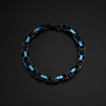 Men's Bracelet Manufacturer - Trendy Pearl Titanium Steel Four-Sided