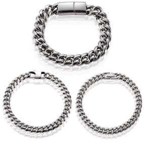 Men's Bracelet Supplier - Wholesale Magnetic Clasp Cuban Chains