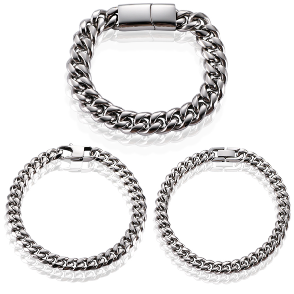 Men's Bracelet Supplier - Wholesale Magnetic Clasp Cuban Chains