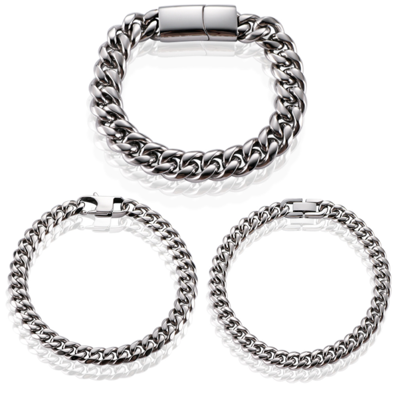 Men's Bracelet Supplier - Wholesale Magnetic Clasp Cuban Chains