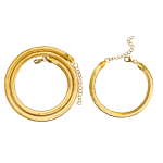 Women's Bracelet Factory - Elegant Snake Bone Stainless Steel Blade