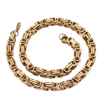 Necklace Factory - Stainless Steel Byzantine Chain 4mm-10mm Width