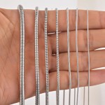 Men's Bracelet Factory - Snake Bone Chain 18K Gold Plated Fashion