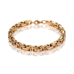 Imperial Bracelet Manufacturer - 6mm Stainless Steel Gold Plated Unisex