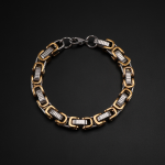 Men's Bracelet Manufacturer - Trendy Pearl Titanium Steel Four-Sided