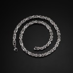 Men's Necklace Factory - Stainless Steel Hip-Hop Byzantine Imperial