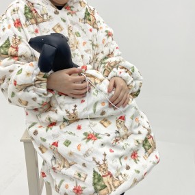 Wearable Blanket Factory - Custom Printed Sherpa