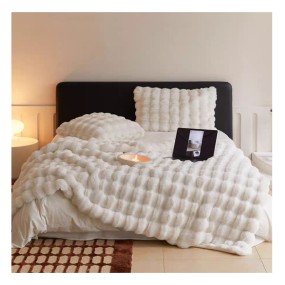 Throw Blanket Supplier - Winter Embossed Bubble