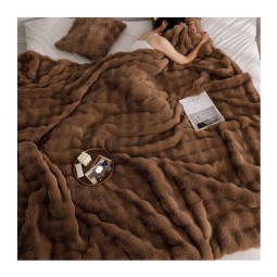 Throw Blanket Factory - Queen Solid Thickened