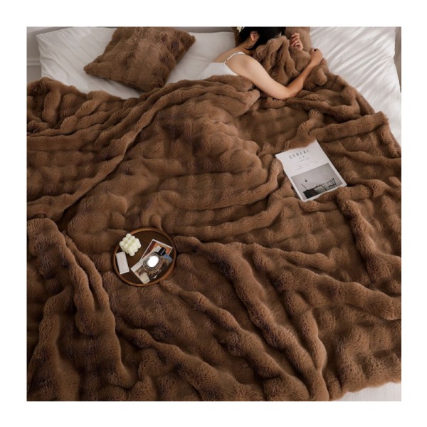 Throw Blanket Factory - Queen Solid Thickened