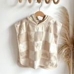 Children Poncho Manufacturer - Custom Jacquard Beach