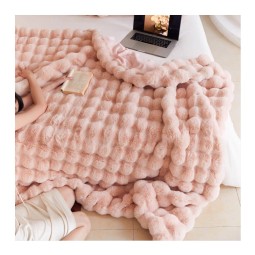Rabbit Fur Blanket Supplier - Wholesale Luxury Cozy