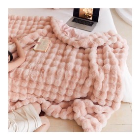 Rabbit Fur Blanket Supplier - Wholesale Luxury Cozy