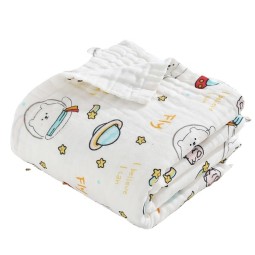 Baby Blanket Manufacturer - Cotton Knitted Muslin Quilt