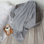 Weighted Blanket Supplier - Premium Washed Grey Printed