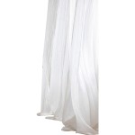 Sheer Curtain Supplier - Luxurious White Linen Flax