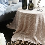 Sofa Blanket Supplier - Cozy Herringbone Pattern