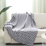 Cotton Throw Factory - Natural Soft Geometric