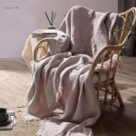 Linen Blanket Supplier - Hot Sell Fringed Pure Heavy